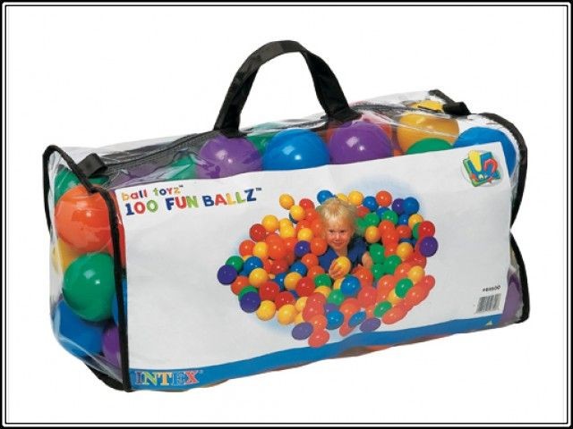 Набор шариков для детских игровых центров Intex Fun Ballz 49600