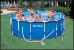 Каркасный бассейн Intex 28236 (54946) Metal Frame Pool, размер 457x122 см